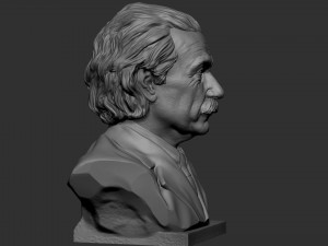 Albert Einstein Modèles 3D en vedette