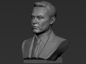 Elon Musk 3Dプリントモデル