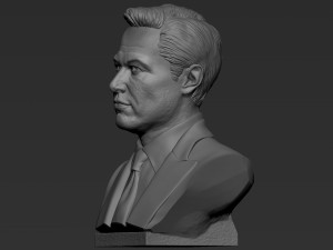 Elon Musk 3Dプリントモデル