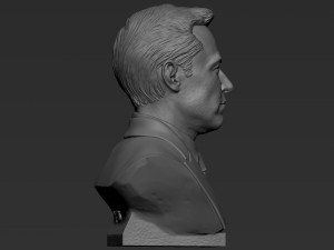 Elon Musk 3Dプリントモデル