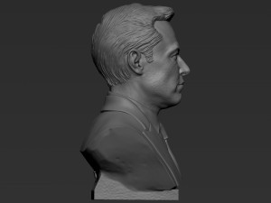 Elon Musk 3Dプリントモデル