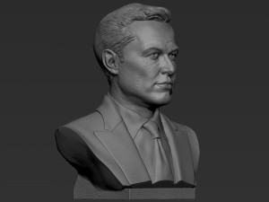 Elon Musk 3Dプリントモデル
