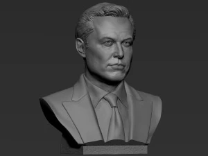 Elon Musk 3D Print Model