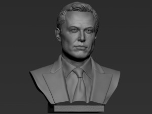 Elon Musk 3Dプリントモデル