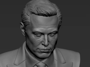 Elon Musk 3D Print Model