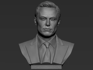 Elon Musk 3D Print Model