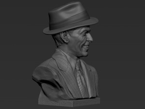 Frank Sinatra 3D Принт Модель