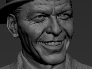 Frank Sinatra 3D Принт Модель