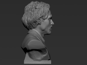 Johnny Depp 3D Print Model