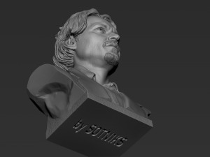 Johnny Depp 3D Print Model
