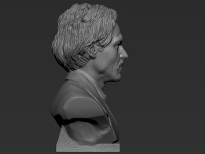 Johnny Depp 3D Print Model