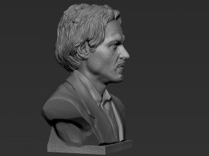 Johnny Depp 3D Print Model