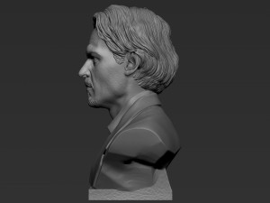 Johnny Depp 3D Print Model