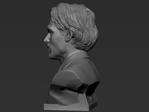 Johnny Depp 3D Print Model