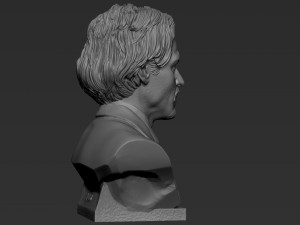 Johnny Depp 3D Print Model