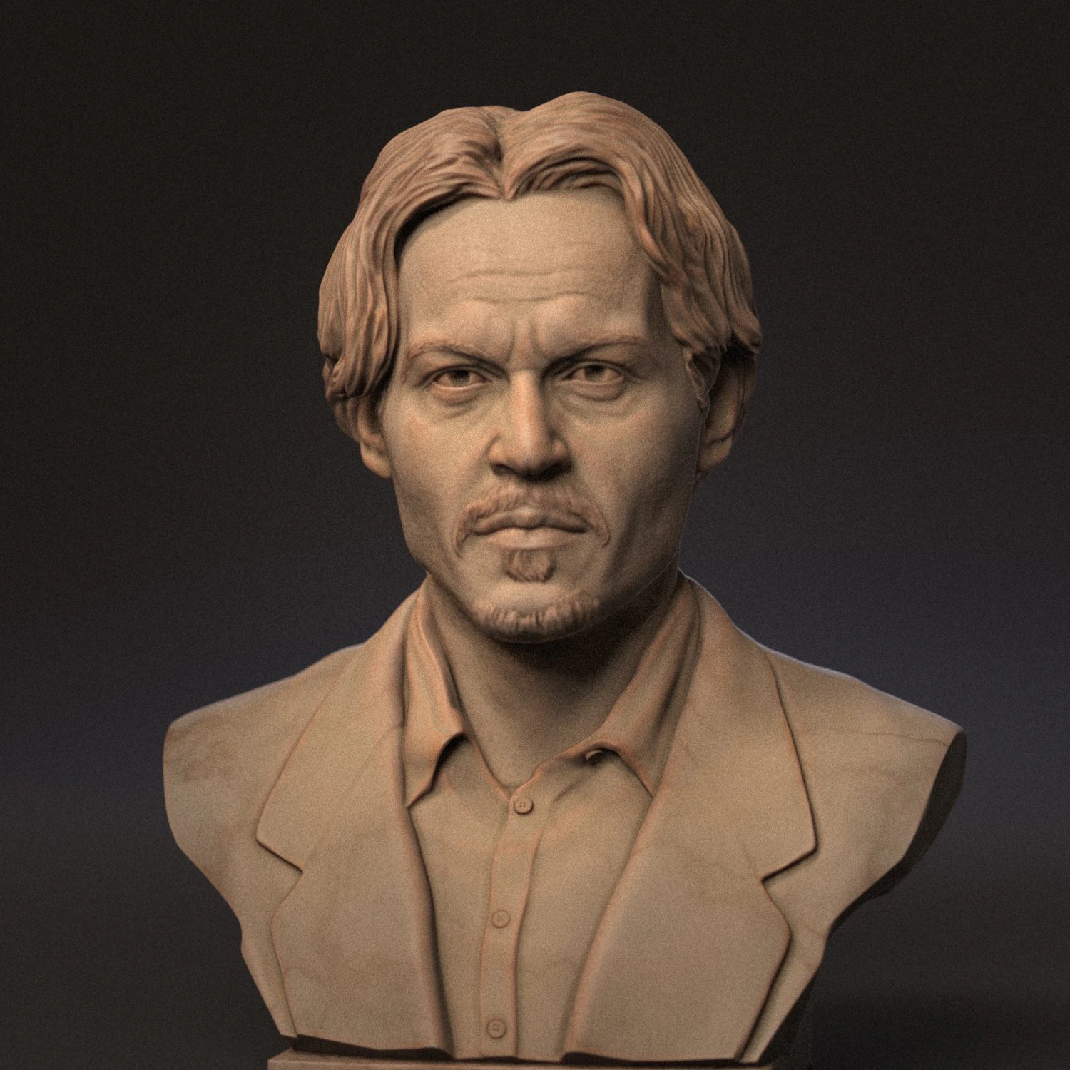 Johnny Depp Modèles 3D en vedette .c4d .max .obj .3ds .fbx .stl .blend 
