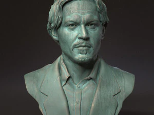 Johnny Depp Modèles 3D en vedette