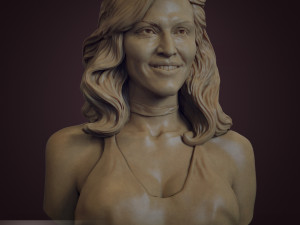 Madonna 3D Print Model