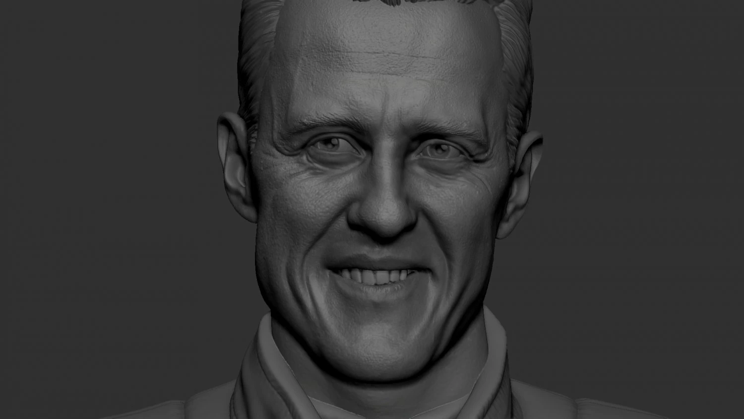 Michael Schumacher 3D Print Model .c4d .max .obj .3ds .fbx .stl .blend 