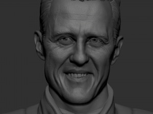 Michael Schumacher 3D Print Model