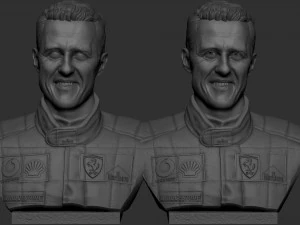 Michael Schumacher 3D Print Model