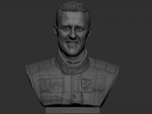 Michael Schumacher 3D Принт Модель