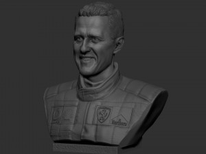 Michael Schumacher 3D Принт Модель