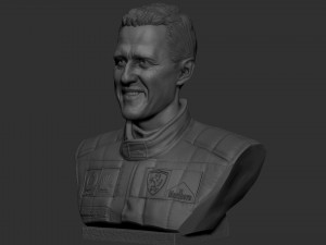 Michael Schumacher 3D Принт Модель