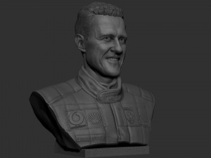 Michael Schumacher 3D Принт Модель