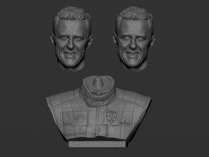 Michael Schumacher 3D Принт Модель