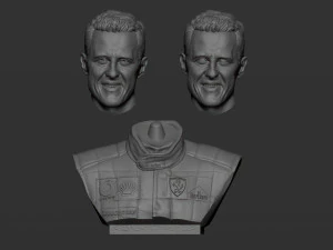 Michael Schumacher 3D Print Model