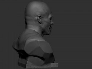 Mike Tyson 3D Baskı Modeli