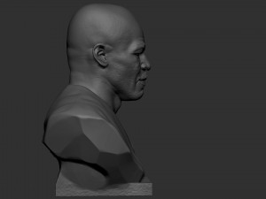 Mike Tyson 3D Baskı Modeli