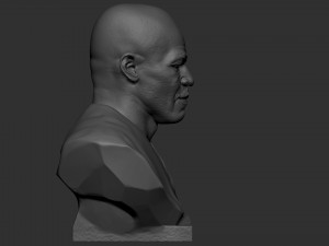 Mike Tyson 3D Baskı Modeli