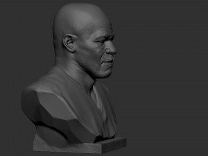 Mike Tyson 3D Baskı Modeli