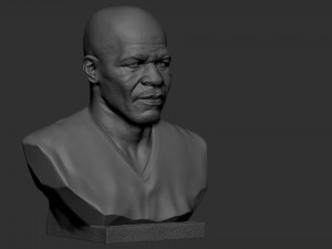 Mike Tyson 3D Baskı Modeli
