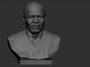 Mike Tyson 3D Baskı Modeli