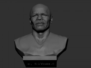 Mike Tyson 3D Baskı Modeli