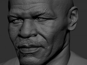 Mike Tyson 3D Baskı Modeli