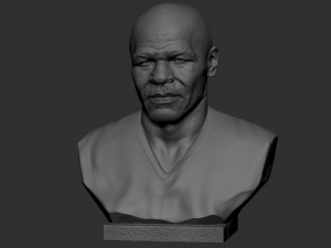 Mike Tyson 3D Baskı Modeli