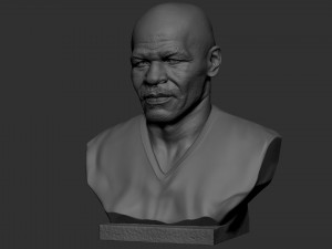 Mike Tyson 3D Baskı Modeli