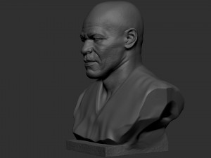 Mike Tyson 3D Baskı Modeli