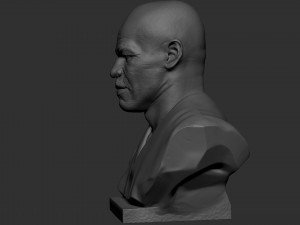 Mike Tyson 3D Baskı Modeli