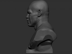 Mike Tyson 3D Baskı Modeli