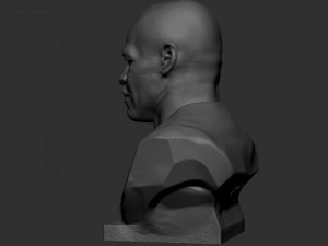 Mike Tyson 3D Baskı Modeli