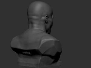 Mike Tyson 3D Baskı Modeli