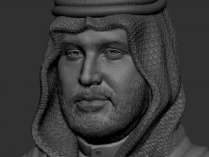Mohammed bin Salman 3D प्रिंट मॉडल
