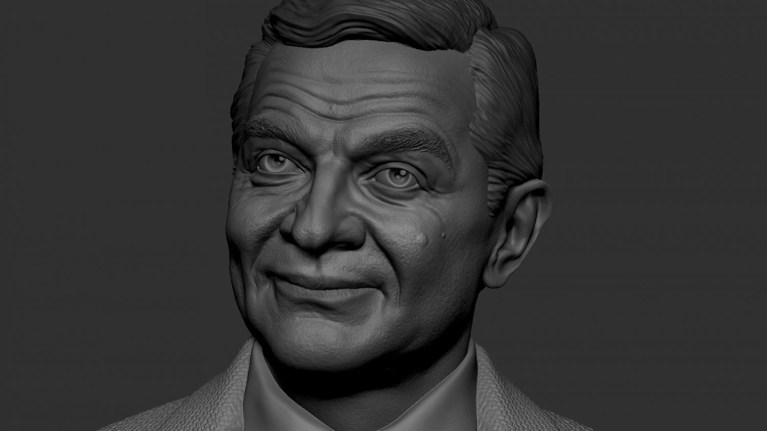 Mr Bean 3D Print Model .c4d .max .obj .3ds .fbx .stl .blend 