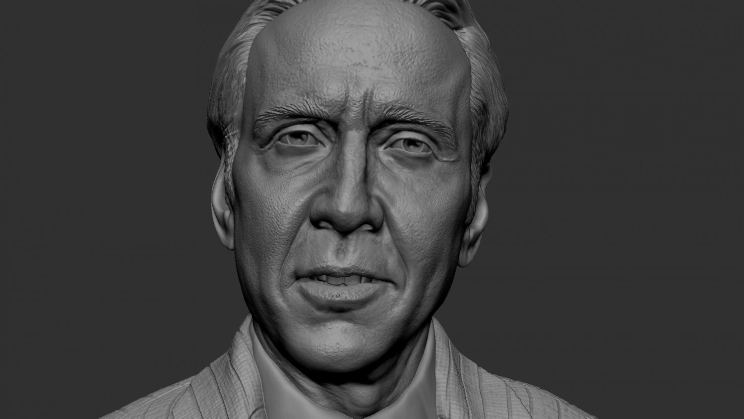 Nicolas Cage 3D Print Model .c4d .max .obj .3ds .fbx .stl .blend 