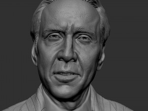 Nicolas Cage 3D Print Model